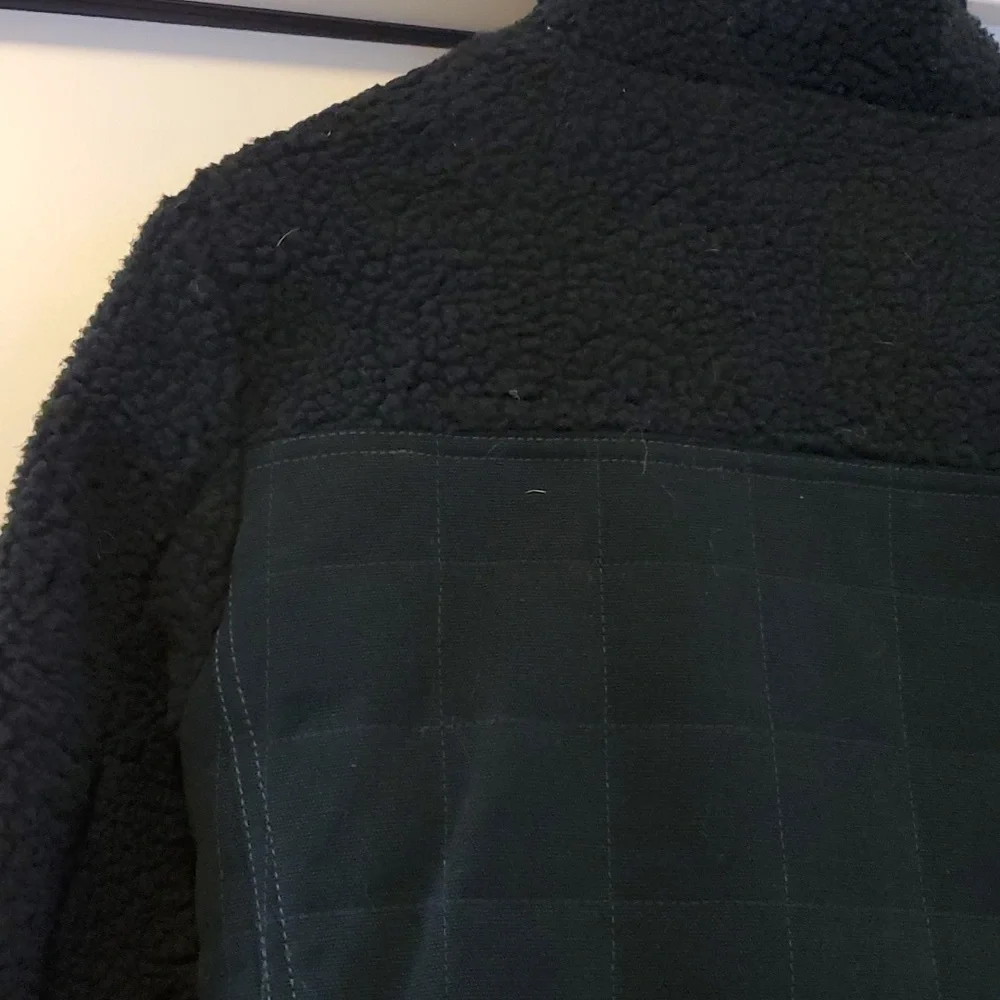 Pendleton salida canvas sherpa jacket (dark teal color) - Picture 10 of 13